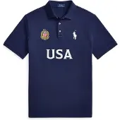 Ralph Lauren pour homme. 710B20858001 Polo US Classic Fit marine (XL), Casuel, Coton, Manche courte