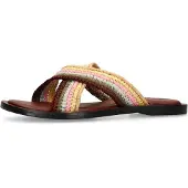 Sacha Mule marron / mélange de couleurs