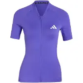 Adidas Essentials Cylcing Short Sleeve Jersey Violet M Femme
