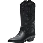 Bershka Bottes de cowboy noir