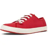 Camper pour homme. K101095-004 Baskets Peu Rambla II rouges (41), Tissu, Plat, Lacets, Casuel