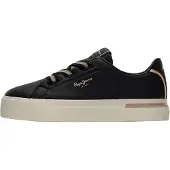 Pepe Jeans Baskets basses 'CARLA' beige / noir
