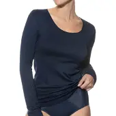 Mey T-shirt bleu foncé