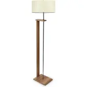 Opviq , lampadaire haut de gamme en bois, couleur crème, hauteur 150 cm | 100 % PVC, corps en MDF, socle Ø 29 x 25 cm, douille E27 max. 40 W | Design scandinave pour un intérieur moderne.