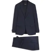BOSS Costume Slim en laine vierge à micro motif