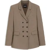 BOSS Blazer Slim en twill de gabardine