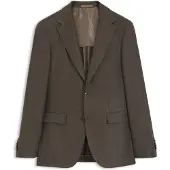 BOSS Veste Regular en laine, lin, soie et cachemire