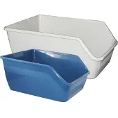 Pawise Bac à litière avec dossier haut 47x38x21cm