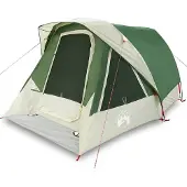 vidaXL Tente familiale pour 6 personnes Vert Étanche