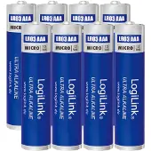 Logilink Ultra Power Pile alcaline Micro AAA LR03 1.5V (blister de 8)
