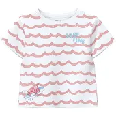 s.Oliver T-Shirt corail / blanc naturel