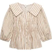 Marks & Spencer Chemisier beige / blanc