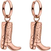 Purelei Boucles d'oreilles 'Boots' or rose