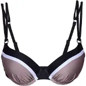 JOOP! Hauts de bikini ' Eleganz ' taupe / noir / blanc
