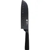 Bergner Couteau De Cuisine Black Blade 17.5 Cm Santoku