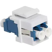 Logilink Fibre optique LCDuplex Coupleur pour le montage dans des panneaux Keystone bleu/blanc (Bulk)