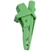 Ht instruments Pince crocodile, Câble + prise électronique, Vert