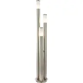 Globo Lighting Lampe de jardin à 3 lumières Boston Acier inoxydable