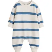 Next Barboteuse / body bleu cobalt / blanc