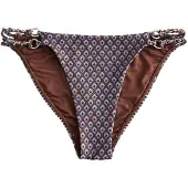 Next Bas de bikini bleu roi / chocolat / blanc