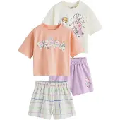 Next Pyjama 'Peppa Pig' violet clair / abricot / rose clair / blanc