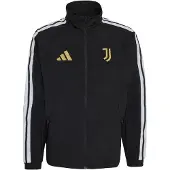 Adidas Vestes d’entraînement 'Juventus Turin Anthem' jaune d'or / noir / blanc