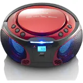 Lenco Scd-550 Radio Rouge,Noir One Size / EU Plug 220V