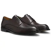 BOSS Chaussures derby en cuir avec logo en relief