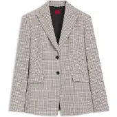 HUGO Blazer Regular à micro carreaux