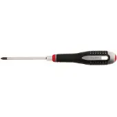 Bahco Ergo Phillips Hex Nut Screwdriver With Rubber Ph3x150 Mm Handle Argenté
