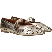 Marco Tozzi Ballerines à lanières jaune d'or