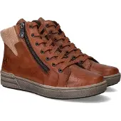 Rieker Bottines à lacets 'Veterschoenen Hoog' cognac