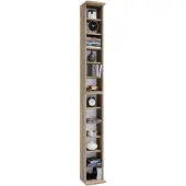 VCM Bois CD DVD Stand Rangement Étagère sur pied Bibliothèque Déco Étagère Bigol Bois CD DVD Stand Rangement Étagère sur pied Bibliothèque Déco Étagère Bigol