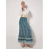 Apricot Jupe bleu / bleu foncé / blanc