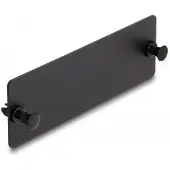 DeLOCK Panneau obturateur fibre optique noir (66935)