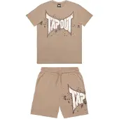 TAPOUT Dunlab Short Sleeve Set Beige S