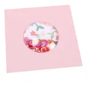 SIZZIX Shaker Domes Rond 1.3 cm Transparent pour la confection de cartes et le scrapbooking Petit