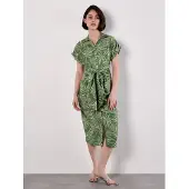 Apricot Robe gris / vert