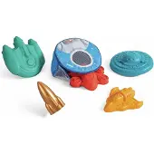 Hape Spaceship Sand Game 29x29x12 Cm Multicolore Enfants