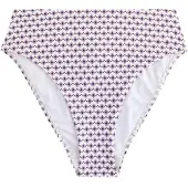 Next Bas de bikini marron / lavande / blanc