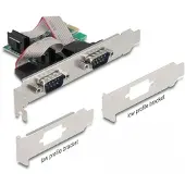 DeLOCK Carte PCI Express vers 2 x série RS-232 -