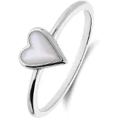 Lucardi Bague 'Herz' argent