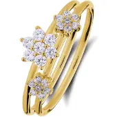 Lucardi Bague 'Stern' or