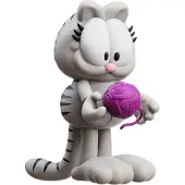 Boss Fight Studio Nermal Figure 10 Cm Rose