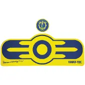 Fanatic Tapis de bureau Fallout Vault-Tec XL + Sous-verre