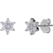 Lucardi Boucles d'oreilles argent