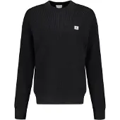 Calvin Klein Jeans Pull-over 'Monologo Waffle' noir