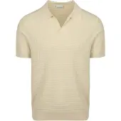 Profuomo Polo Riva Texturé Écru