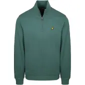 Lyle & Scott Sweat Demi-Zip Everglade Vert