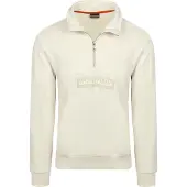 Napapijri Sweatshirt 1/2 zip en French Terry Box Logo